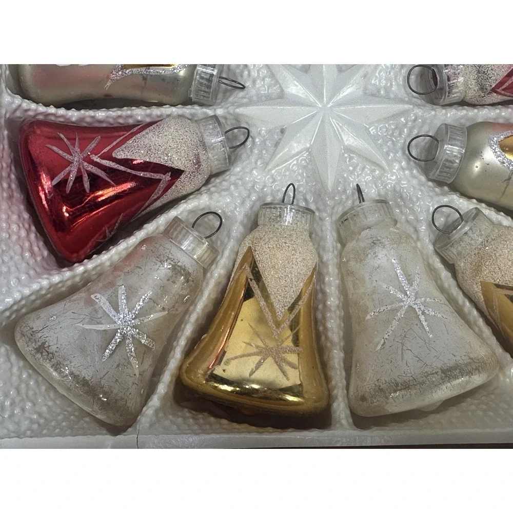 VINTAGE SEARS THE IMPERIAL COLLECTION CHRISTMAS ORNAMENT 11 BELLS AUSTRIA BOX